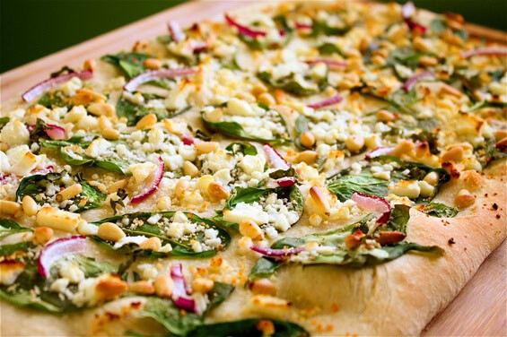 spinach-feta-and-pine-nut-pizza spinach-feta-and-pine-nut-pizza