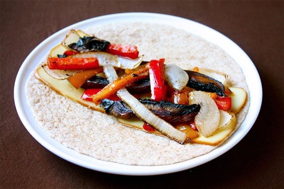Roasted Veggie Wrap Recipe | gimmesomeoven.com