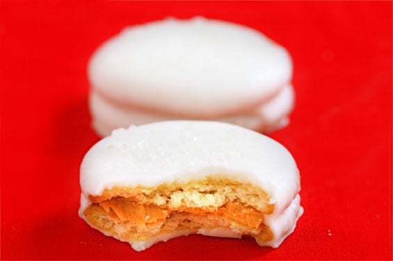 Chocolate-Covered Ritz & Peanut Butter Cookies Recipe | gimmesomeoven.com