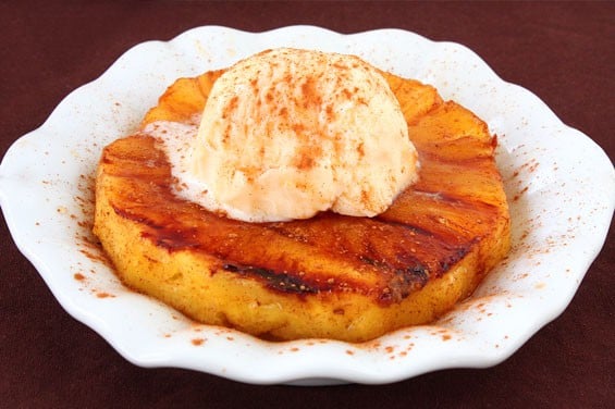 Easy (& Flameless!) Pineapple Foster Recipe | gimmesomeoven.com