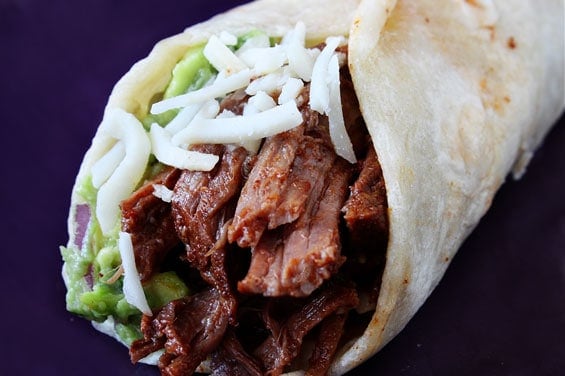 Slow-Cooker Shredded Beef Tacos Recipe | gimmesomeoven.com