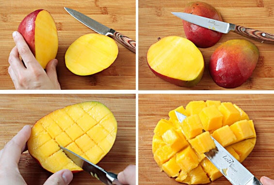 How To: Select, Peel & Dice A Mango | gimmesomeoven.com