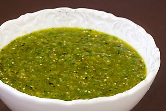 Tomatillo Salsa Verde | gimmesomeoven.com Tomatillo Salsa Verde | gimmesomeoven.com