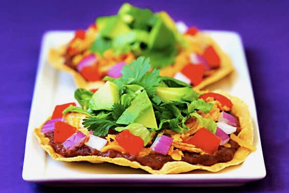 Chicken Tostadas | gimmesomeoven.com