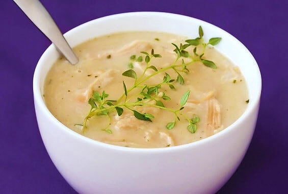44-Clove Garlic (and Chicken) Soup | gimmesomeoven.com