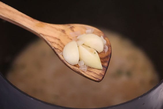 44-Clove Garlic (and Chicken) Soup | gimmesomeoven.com