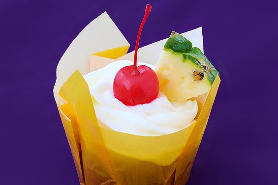 pina colada cupcake