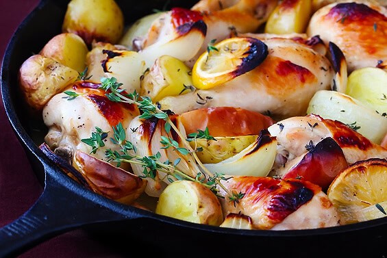 Apple Cider Baked Chicken | gimmesomeoven.com