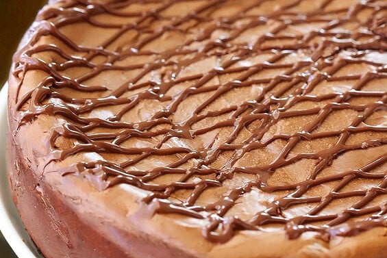 Nutella Cheesecake | gimmesomeoven.com