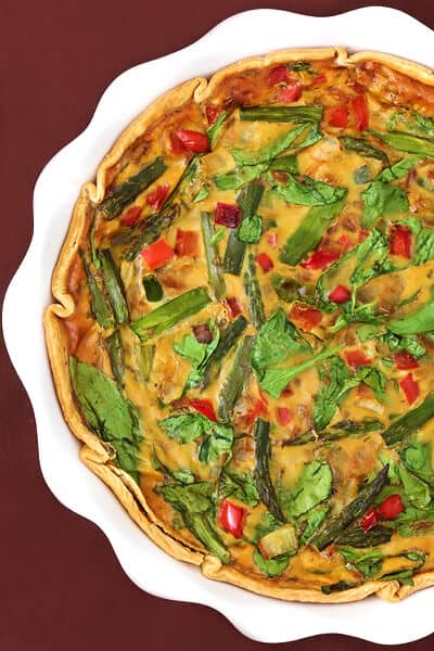 dairy free quiche tall