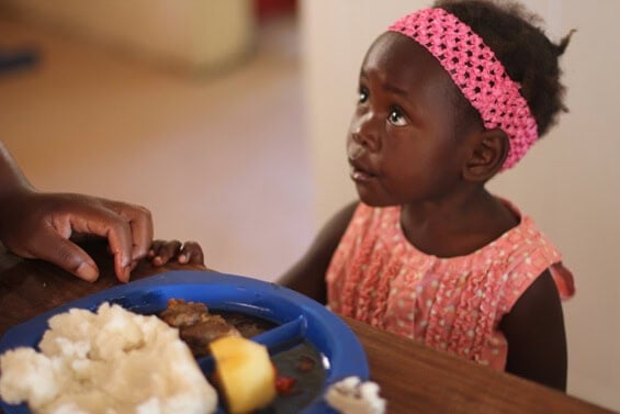 ruth's first meal