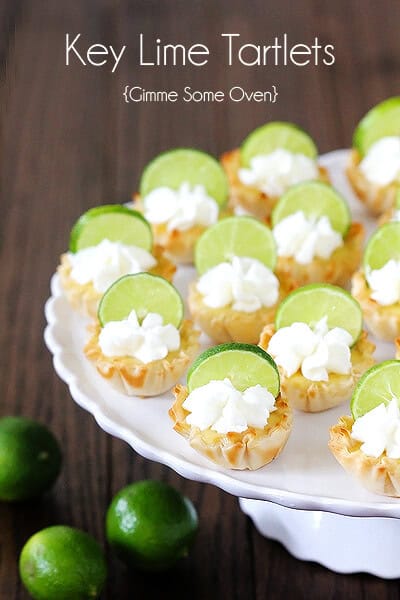 Key Lime Tartlets | gimmesomeoven.com