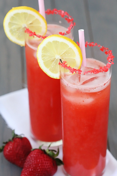 Sparkling Strawberry Lemonade Recipe