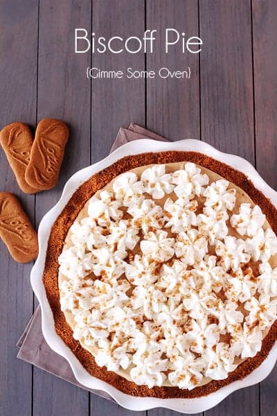Biscoff Pie | gimmesomeoven.com