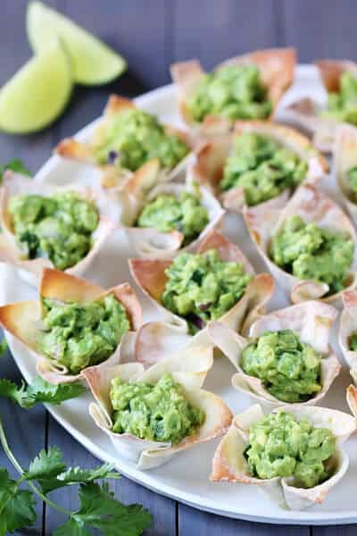 Guacamole Cups | gimmesomeoven.com