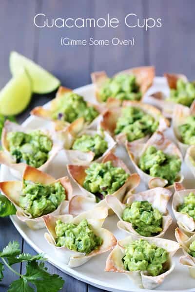 Guacamole Cups | gimmesomeoven.com