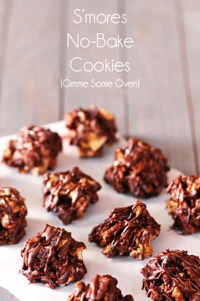 S'mores No-Bake Cookies | gimmesomeoven.com