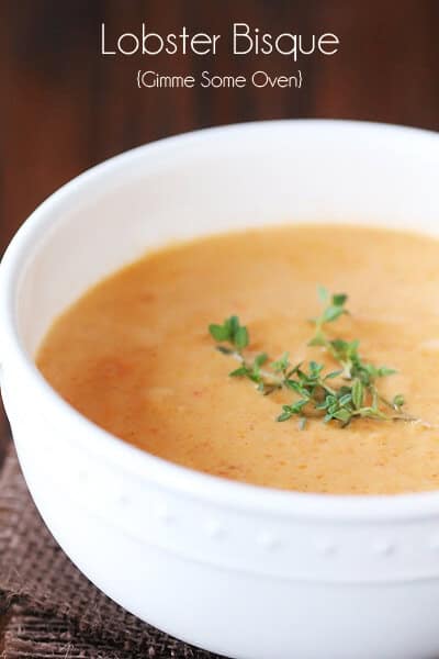 Lobster Bisque {Gimme Some Oven}