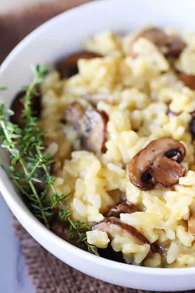 Mushroom Risotto {Gimme Some Oven}