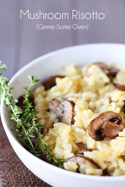 Mushroom Risotto {Gimme Some Oven}