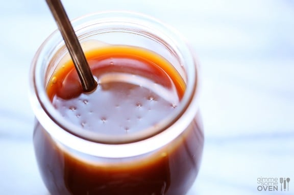 Microwave Caramel Sauce | gimmesomeoven.com
