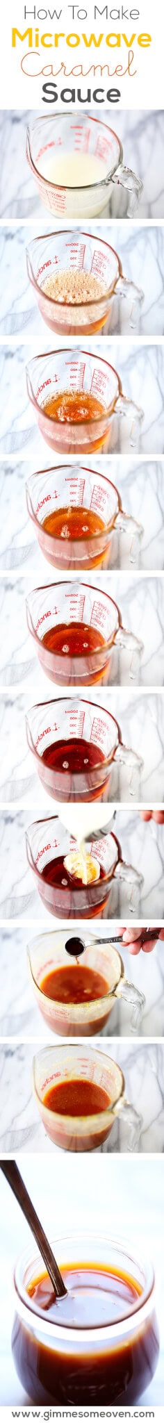 Microwave Caramel Sauce | gimmesomeoven.com