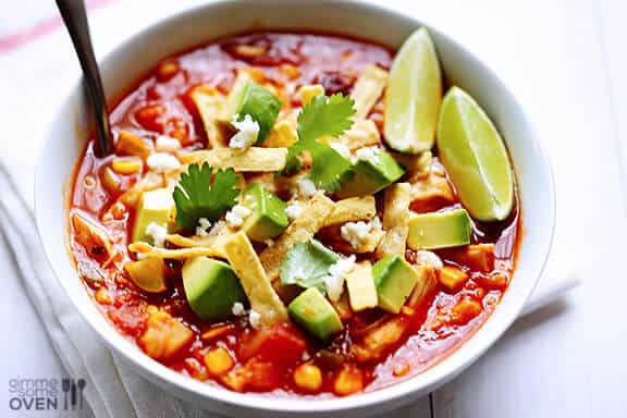 Chipotle Chicken and Rice Soup | gimmesomeoven.com Chipotle Chicken and Rice Soup | gimmesomeoven.com
