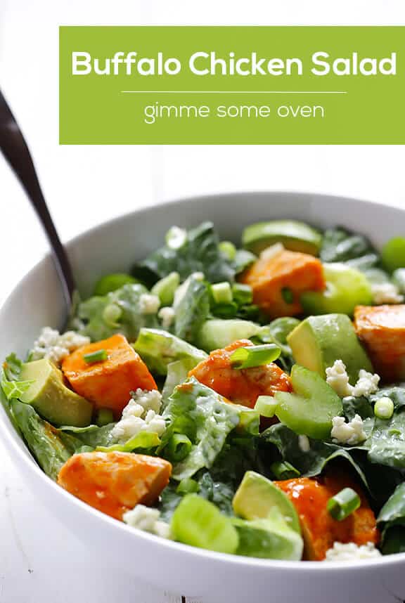 Buffalo Chicken Salad Recipe | gimmesomeoven.com