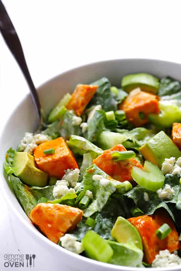 Buffalo Chicken Salad Recipe | gimmesomeoven.com
