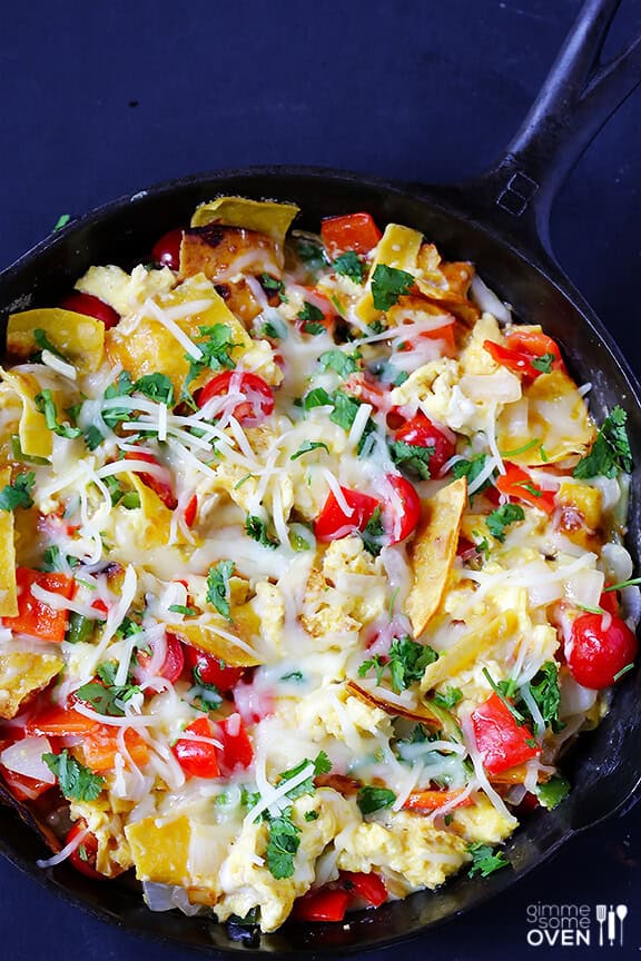 Migas Recipe | gimmesomeoven.com #glutenfree Migas Recipe | gimmesomeoven.com #glutenfree
