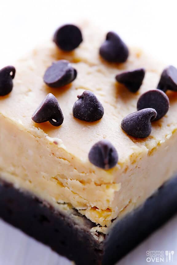 Peanut Butter Fudge Brownies | gimmesomeoven.com