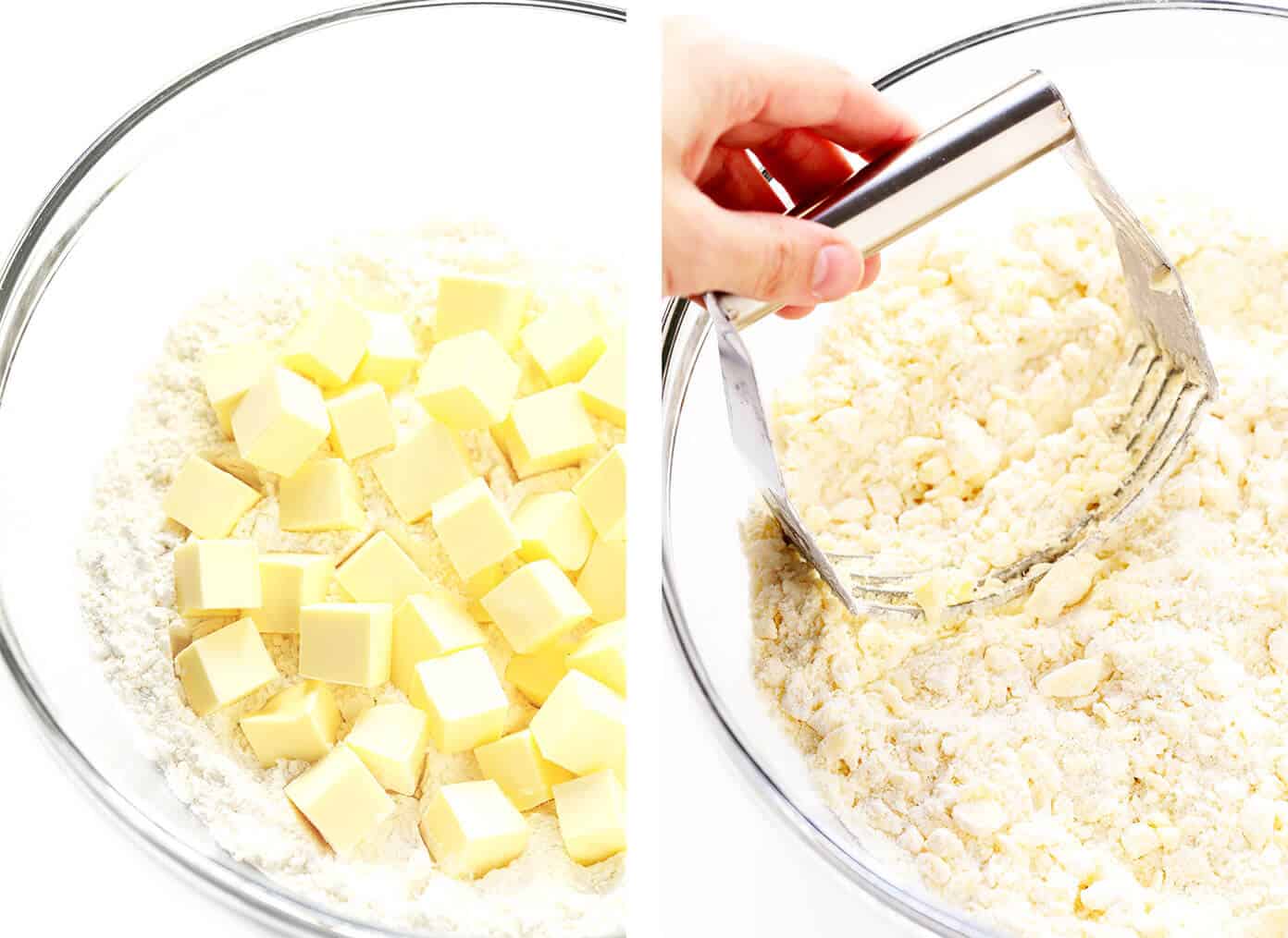 Learn how to make pie crust with this delicious, flaky, all-butter homemade pie crust recipe. It's easy to make in the food processor or 100% by hand with just 5 ingredients. | gimmesomeoven.com #pie #crust #dessert #homemade #thanksgiving #christmas #holiday #howto How To Make Pie Crust By Hand
