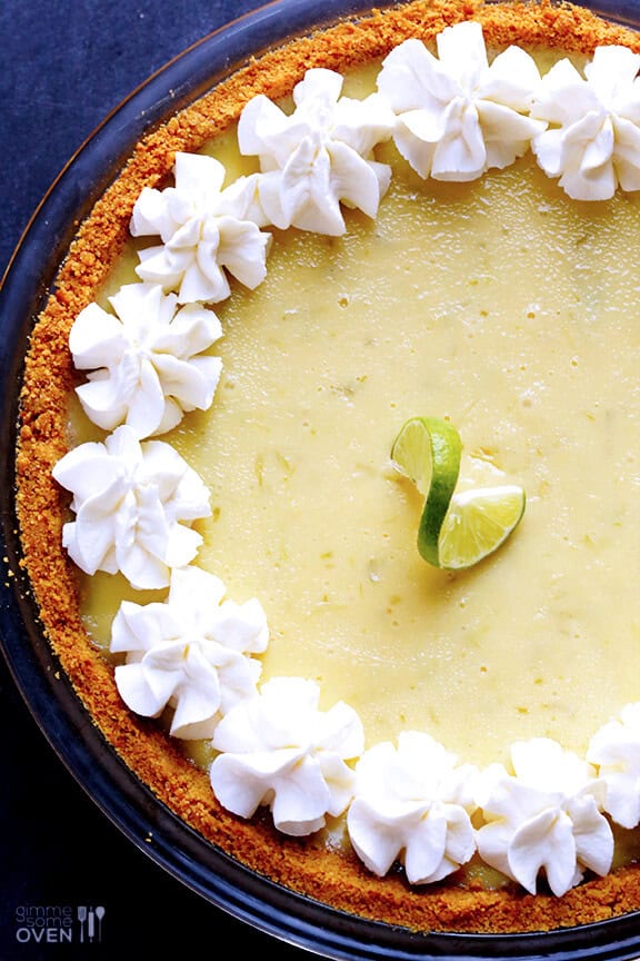 The Best Key Lime Pie Recipe | gimmesomeoven.com The Best Key Lime Pie Recipe | gimmesomeoven.com