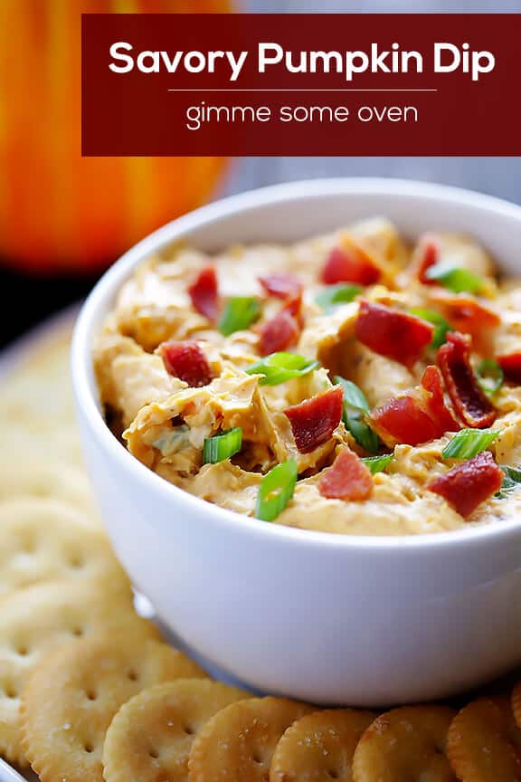 Savory Pumpkin Dip Recipe | gimmesomeoven.com