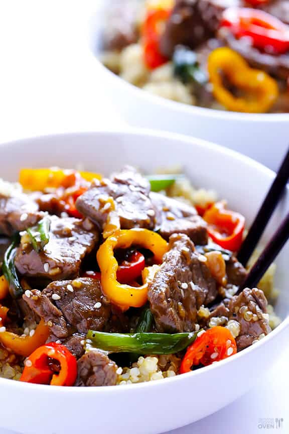 Pepper Steak Recipe | gimmesomeoven.com Pepper Steak Recipe | gimmesomeoven.com