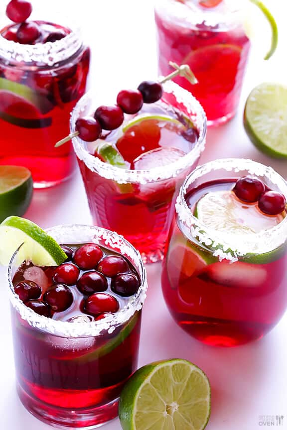 Cranberry Margaritas Recipe | gimmesomeoven.com Cranberry Margaritas Recipe | gimmesomeoven.com