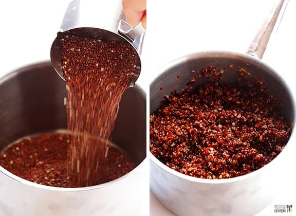 Quinoa 'Stuffing' (Quinoa with Butternut Squash, Cranberries & Pistachios) | gimmesomeoven.com #glutenfree #vegan Quinoa 'Stuffing' (Quinoa with Butternut Squash, Cranberries & Pistachios) | gimmesomeoven.com #glutenfree #vegan