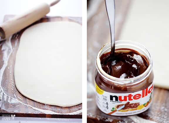 1-Hour Nutella Cinnamon Rolls Recipe | gimmesomeoven.com 1-Hour Nutella Cinnamon Rolls Recipe | gimmesomeoven.com