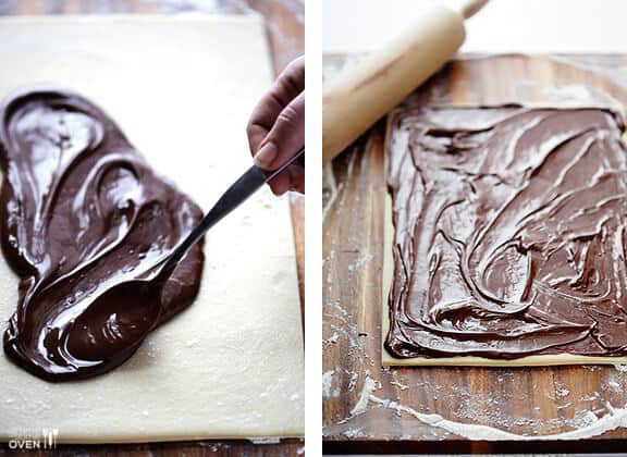 1-Hour Nutella Cinnamon Rolls Recipe | gimmesomeoven.com 1-Hour Nutella Cinnamon Rolls Recipe | gimmesomeoven.com