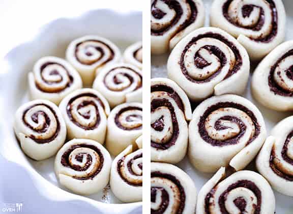 1-Hour Nutella Cinnamon Rolls Recipe | gimmesomeoven.com 1-Hour Nutella Cinnamon Rolls Recipe | gimmesomeoven.com