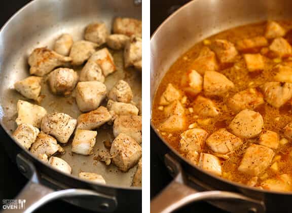 Skinny Orange Chicken Recipe | gimmesomeoven.com #newyears #chicken #recipe Skinny Orange Chicken Recipe | gimmesomeoven.com #newyears #chicken #recipe