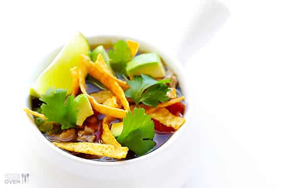 Skinny Slow Cooker Taco Soup 4