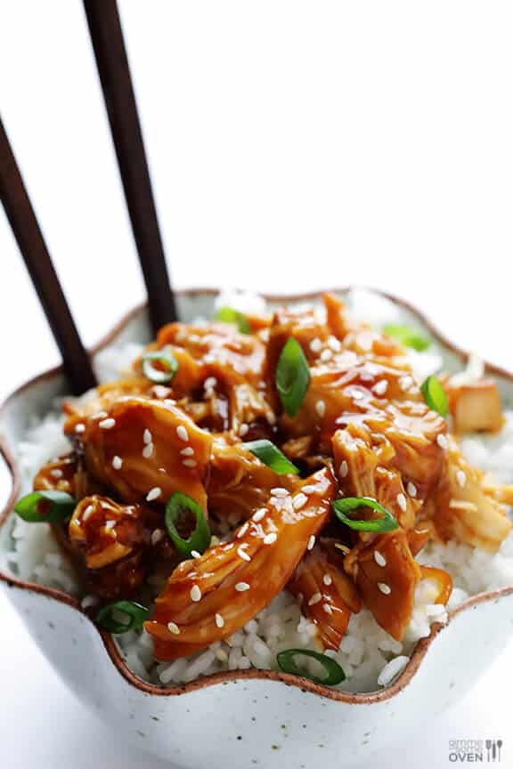 Slow Cooker Teriyaki Chicken + Crock-Pot #Giveaway | gimmesomeoven.com Slow Cooker Teriyaki Chicken + Crock-Pot #Giveaway | gimmesomeoven.com