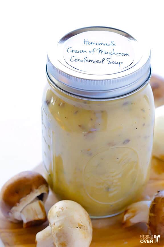 Condensed Cream of Mushroom Soup | gimmesomeoven.com Condensed Cream of Mushroom Soup | gimmesomeoven.com