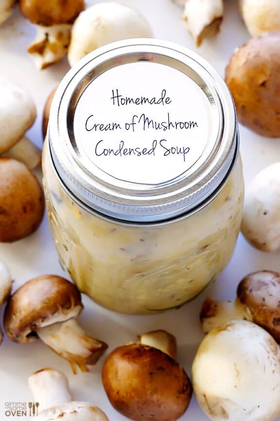 Condensed Cream of Mushroom Soup | gimmesomeoven.com Condensed Cream of Mushroom Soup | gimmesomeoven.com