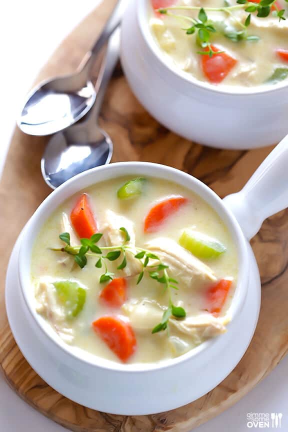Homemade Cream of Chicken Soup | gimmesomeoven.com Homemade Cream of Chicken Soup | gimmesomeoven.com