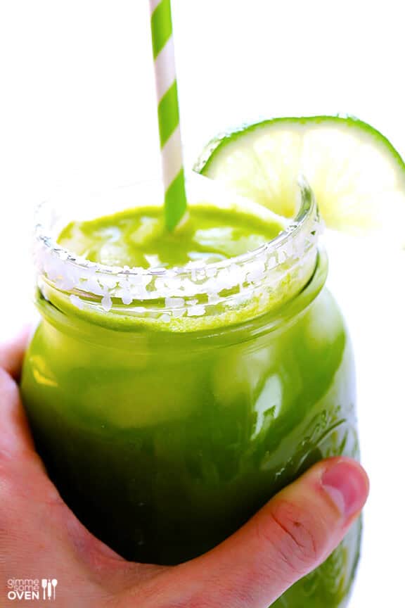 5-Minute Green Margaritas Recipe | gimmesomeoven.com 5-Minute Green Margaritas Recipe | gimmesomeoven.com