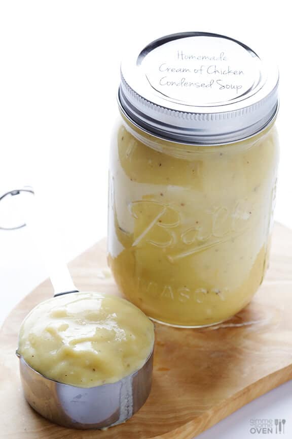 (Condensed) Homemade Cream of Chicken Soup | gimmesomeoven.com (Condensed) Homemade Cream of Chicken Soup | gimmesomeoven.com