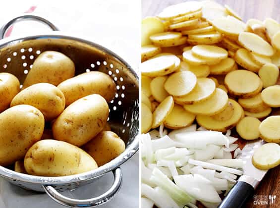 Easy Lemon Chicken Potato Casserole | gimmesomeoven.com Easy Lemon Chicken Potato Casserole | gimmesomeoven.com