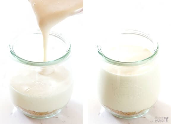 Lighter No Bake Cheesecake | gimmesomeoven.com Lighter No Bake Cheesecake | gimmesomeoven.com